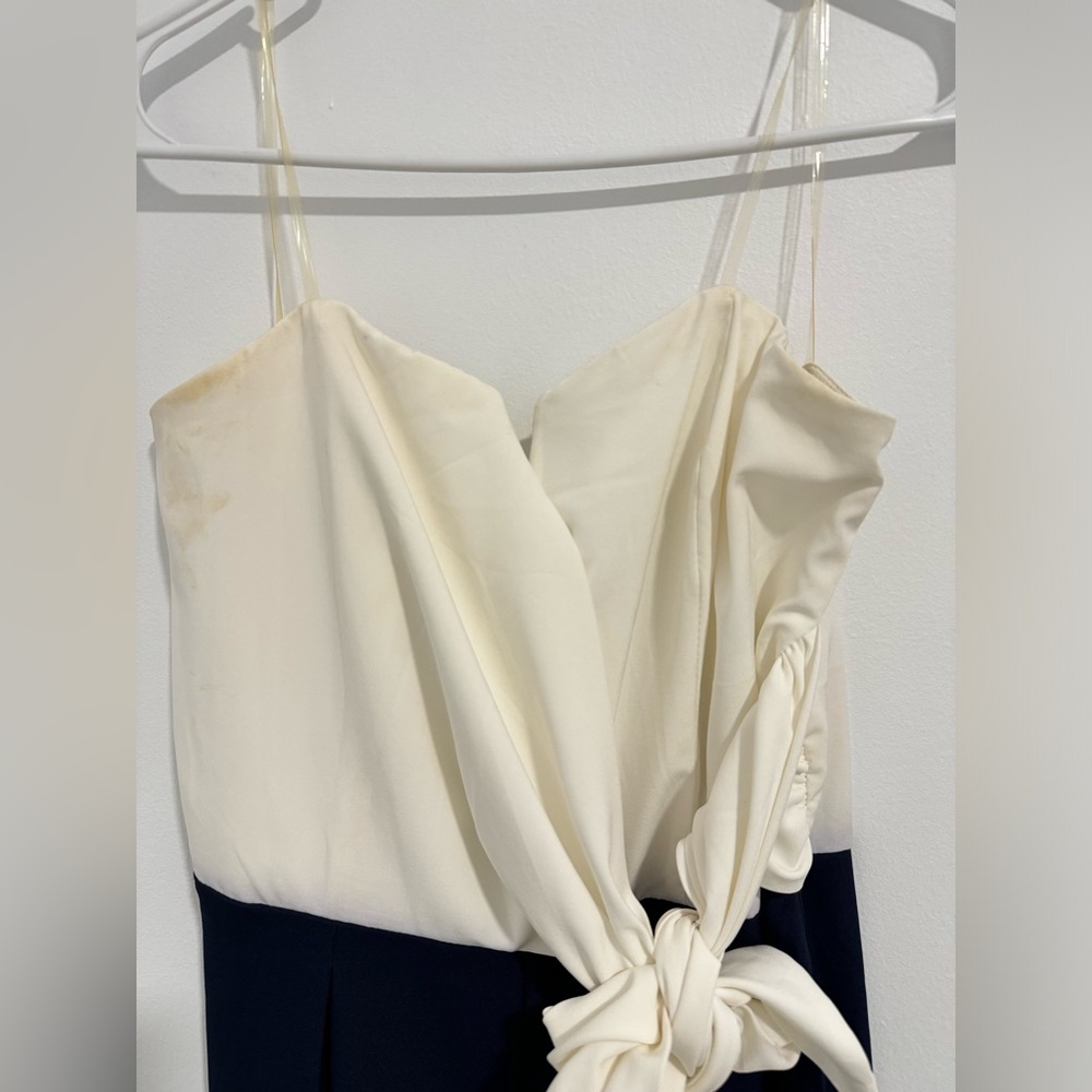 Navy & White Jumpsuit - Picture 2 of 7